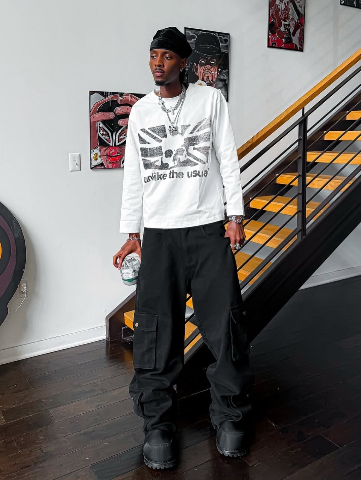 Jet Black Cargos